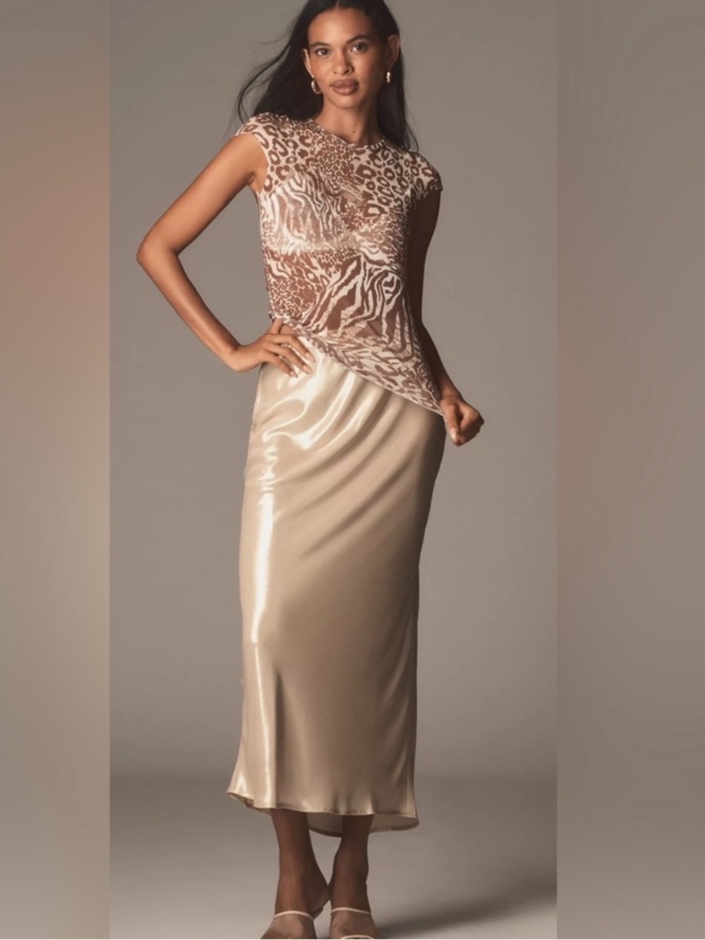 Anthropologie
THE TILDA MAXI SLIP SKIRT: SHINE EDITION SIZE L